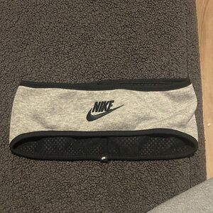 Vintage Nike Two-Tone Black and Gray Headband
